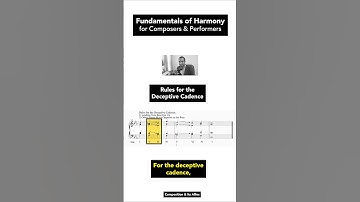 Root Position Chords (for Composers & Performers) | Rules for the Deceptive Cadence #composer