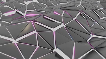 Abstract Triangle Waves Motion Graphic, Light Environment - Free HD VFX Background, Stock Video