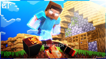 Herobrine Defeated Zombozo | Babu Tech | Prisma 3D Minecraft Animation