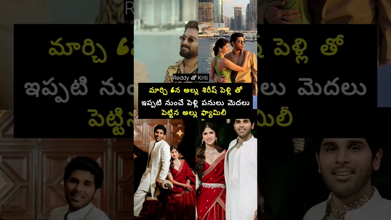 మార్చి నెలలో పెళ్లి చేసుకోనున్న అల్లు శిరీష్ 