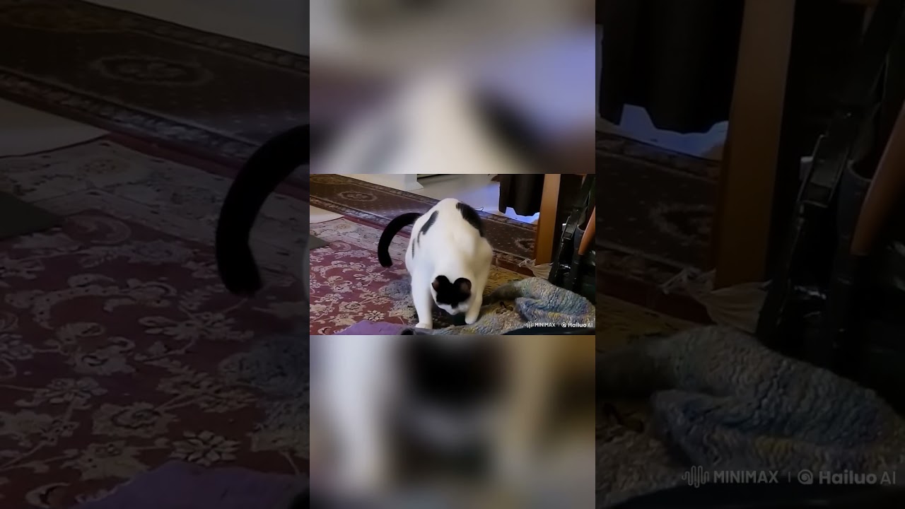 I'm watching what this cat is doing 