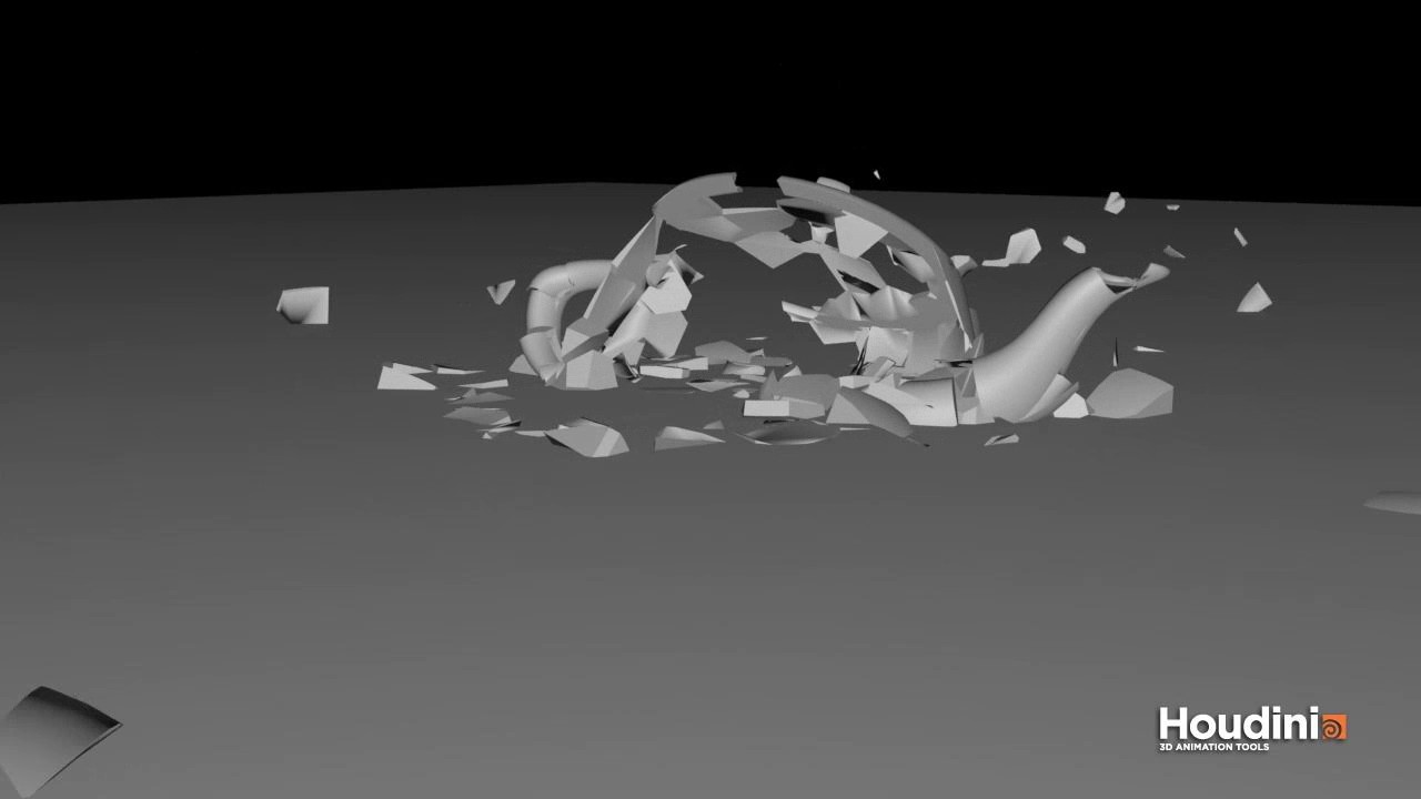 Rigid body dynamics using Houdini YouTube