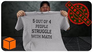 Funny Tshirt, Struggle With Math || Unboxing