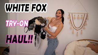 TRY ON HAUL || WHITE FOX