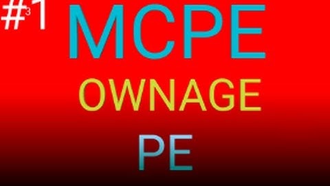 MCPE OWNAGE PE SERVER REVIEW #1