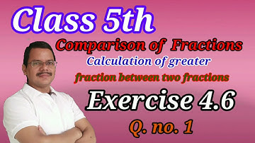 5th Class Exercise 4.6 Q no.1