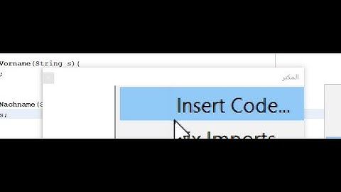 Apache NetBeans insert code