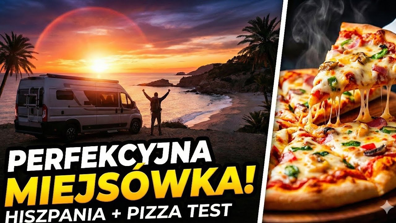 HISZPANIA: Znaleźliśmy IDEALNĄ miejscówkę na dziko! 🚐🇪🇸 + Test Pizzy