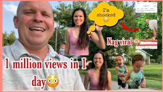 OUR FIRST VIRAL VIDEO | 1 MILLION VIEWS IN ONE DAY | NAKAKAGULAT LANG | FILIPINA AMERICAN FAMILY