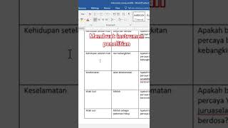 Cara membuat instrumen penelitian