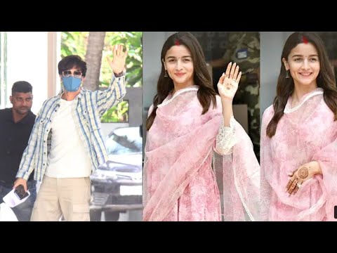 Alia And Ranbir's First Day At Work After Marriage