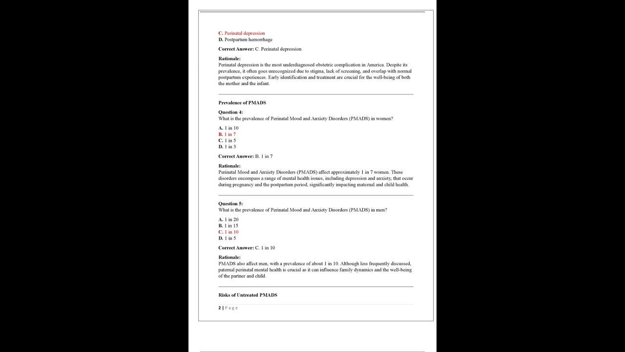 PMH C CERTIFICATION EXAM 2025