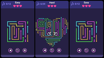 Neon Puzzle: Arrow Swipe Game Android Gameplay