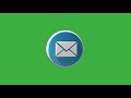 Free green screen mail 1 icon  no copyright  chroma key  free green screen effects