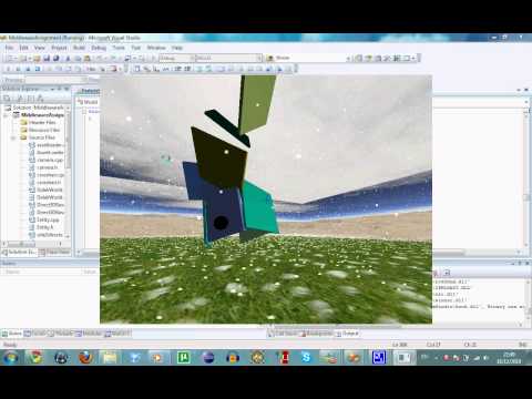 Physics Demo Using ODE