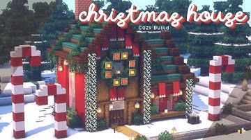 Minecraft: How To Build a ✨Christmas House🎄🌟☃️ | Snishinka
