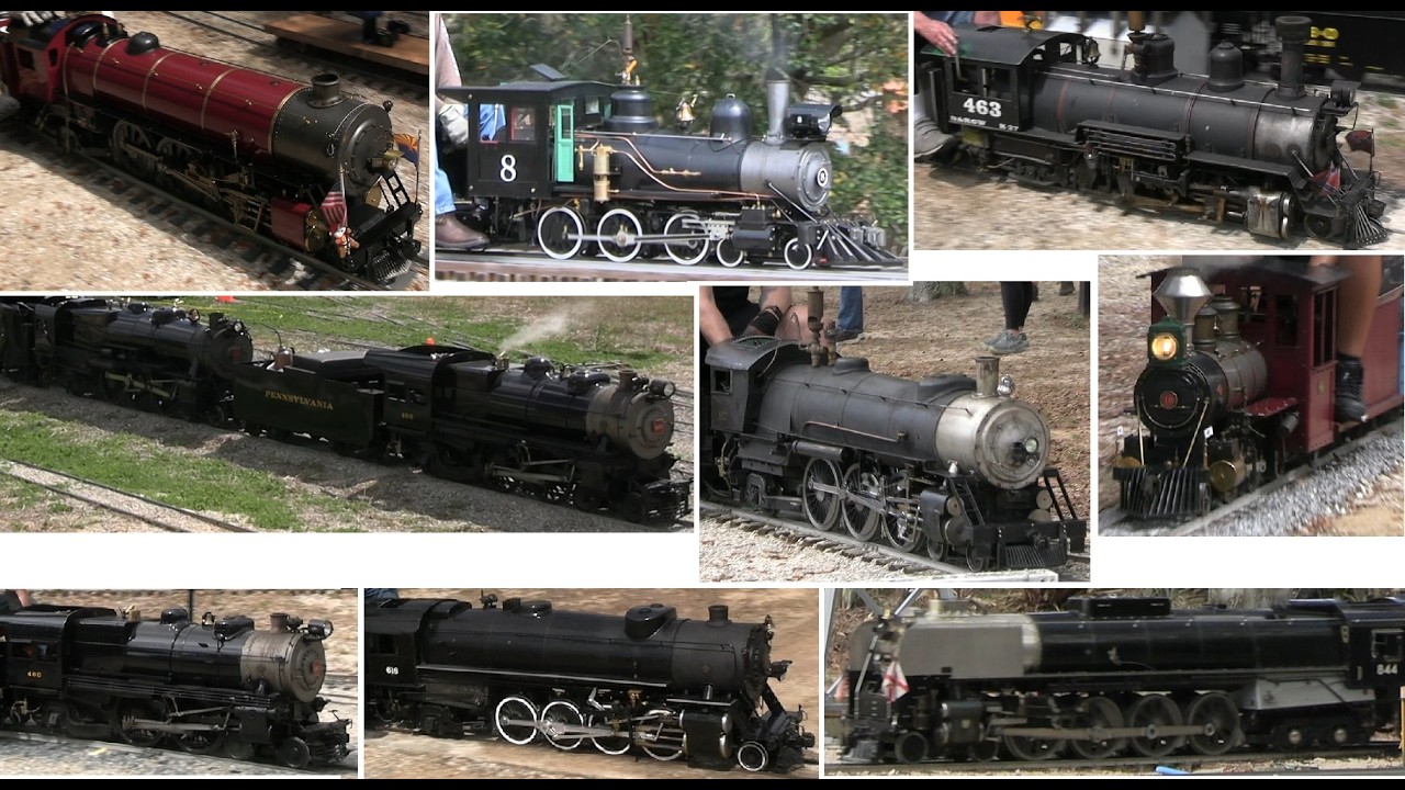 Ridge Live Steamers, Winter Meet, Many Live Steam Engines, 2-28-2026