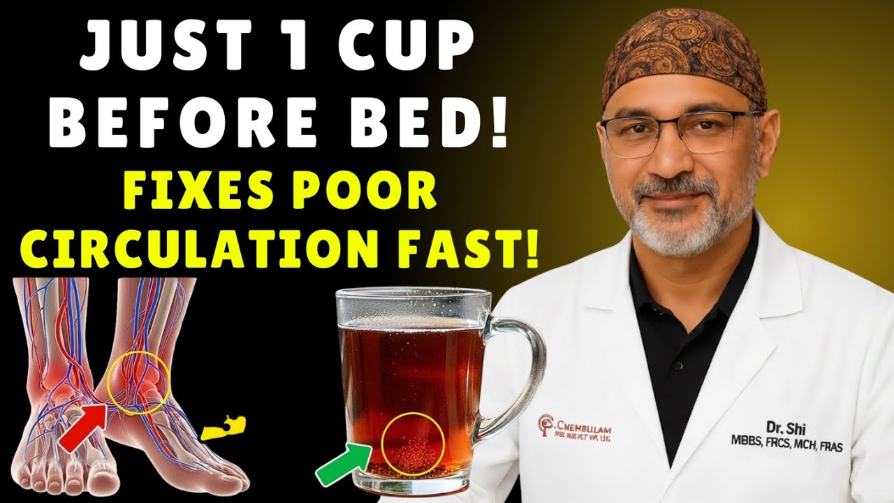 Over 60? Drink THIS to Increase Blood Flow in Legs Fast | Senior Health Tips  | Dr. Pradip Jamnadas