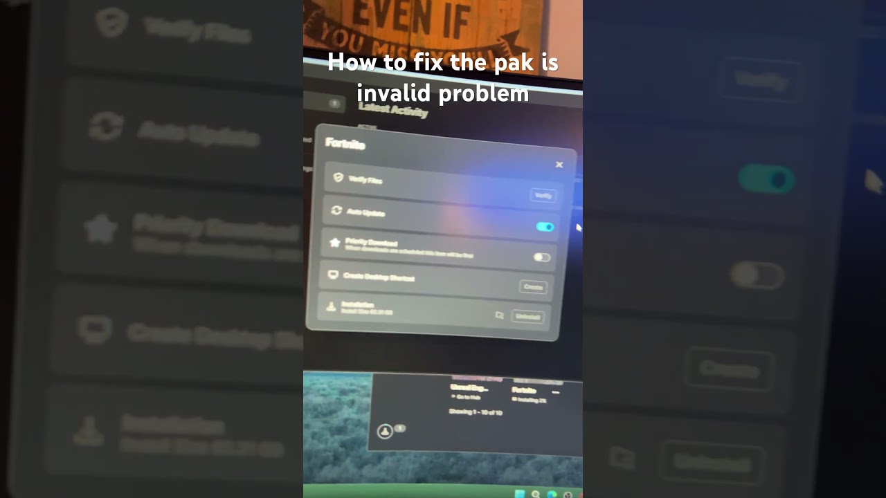 Error pak is invalid, how to fix, fortnite how to fix error pak is invalid, bug, new fortnite season