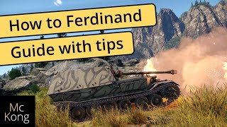 War thunder how to play Ferdinand - Guide with tips for realistic battles