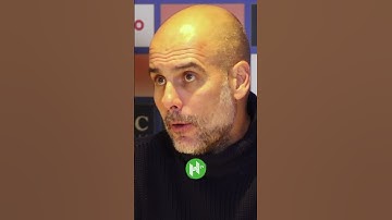 Pep Guardiola KNOWS he is a GENIUS! 😂 #shorts