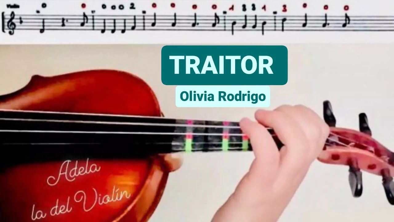 OLIVIA RODRIGO - TRAITOR Sheets by Adela la del violin