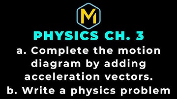 3.24 Mastering Physics Solution-"a. Complete the motion diagram by adding acceleration vectors. b.