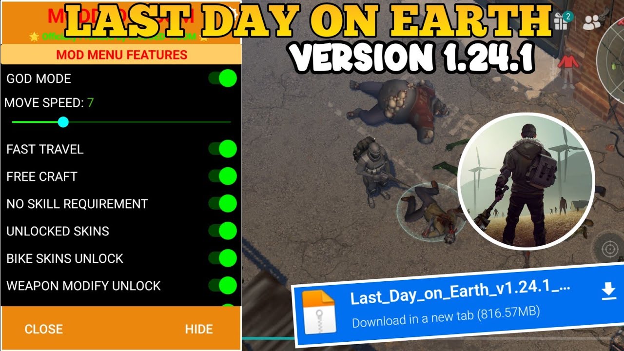 NEW UPDATE!! LAST DAY ON EARTH SURVIVAL MOD MENU APK