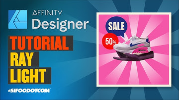 How To Create LIGHT RAYS (Affinity Designer Tutorial) | SDC Affinity