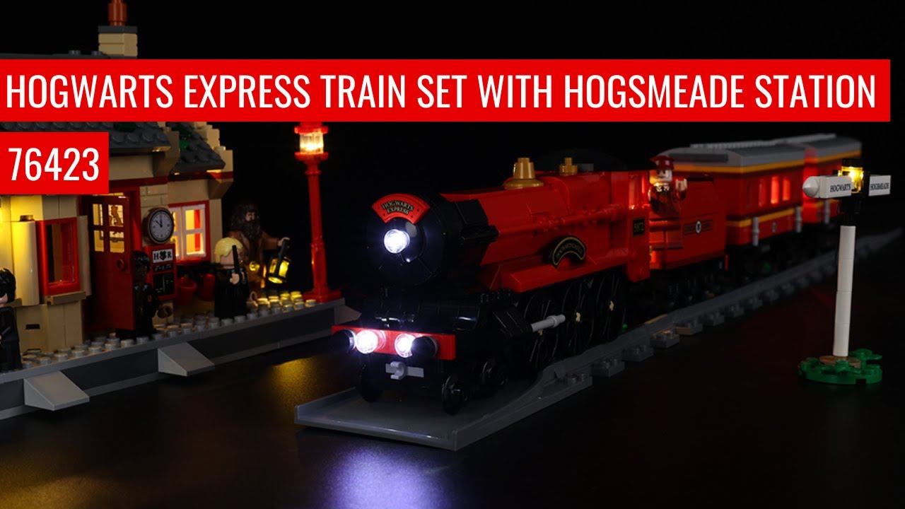 LEGO Hogwarts Express Train Set with Hogsmeade Station 76423 Light Kit