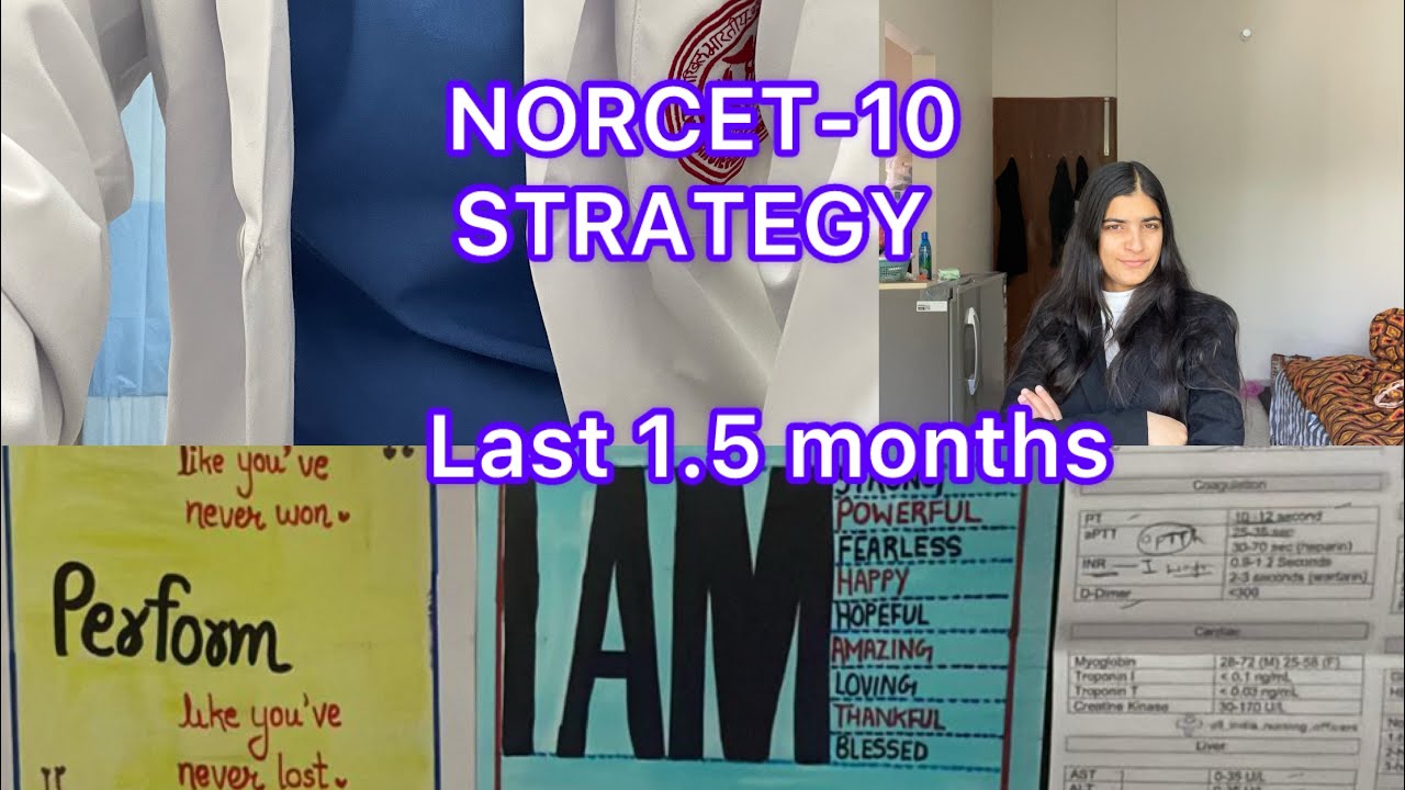 NORCET Strategy That Worked for Me🏆🩺|From prepration to Selection| FIRST ATTEMPT| NORCET 9 cleared🎯✨