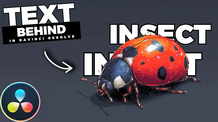 How To Put TEXT Behind MOVING OBJECTS In Davinci Resolve