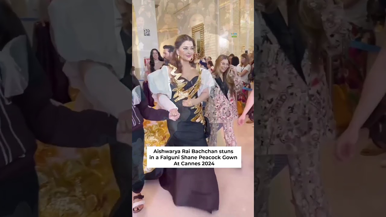 Aishwarya rai bachchan made a stunning entrance at the @festivaldecannes  