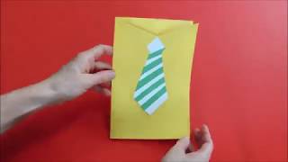 Father's Day Tie Card | Father's Day Craft for Kids