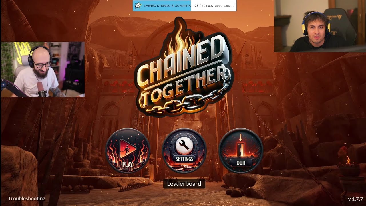 Blur è il Marzone giocano a Chained Together!