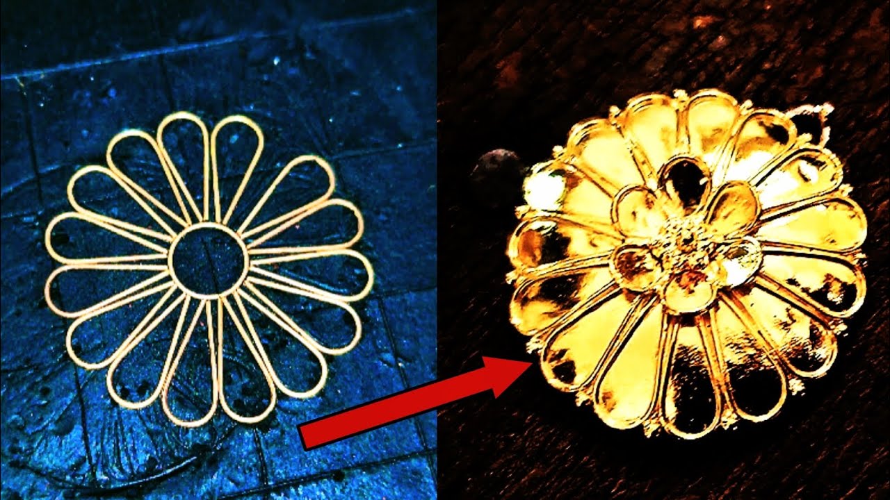 24k Gold pendant making how Gold pendant is made  24 कैरेट गोल्ड पेंडेंट मेकिंग कैसे गोल्ड पेंडेंट