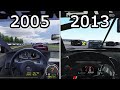 Evolution of rFactor 2005 2013