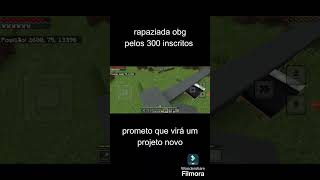muito obrigado pelos 300 escritos ❤ #minecraft #filmora #capitalizandocomdias