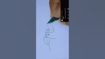 A name signature style | #signature #shorts #youtubeshorts #ytshorts #calligraphy #viral #viralvideo