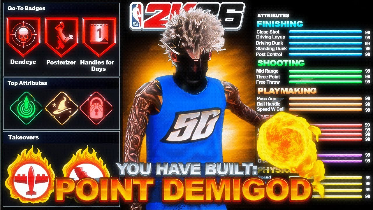 BEST 2-WAY POINT GUARD BUILD is UNREAL in NBA 2K26! *NEW* ALL AROUND ...