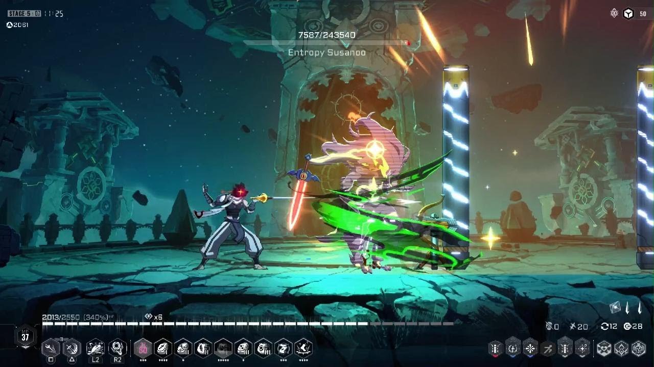 BlazBlue Entropy Effect X: The Prisoner Vs Susanoo Entropy Level