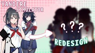 Redesigning YANDERE SIMULATOR Characters | Ayano Osoros Oka and Amai