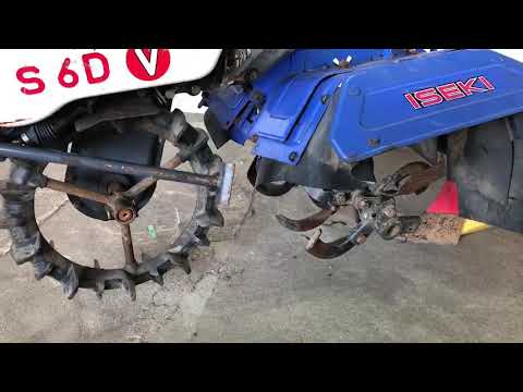 イセキ 管理機 パンジー S6D KMS6D - YouTube