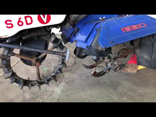 イセキ 管理機 パンジーs6d 土寄せ Yahoo!オークション - As22563 イセキ KMS6D パンジー 土あげ機 管理機