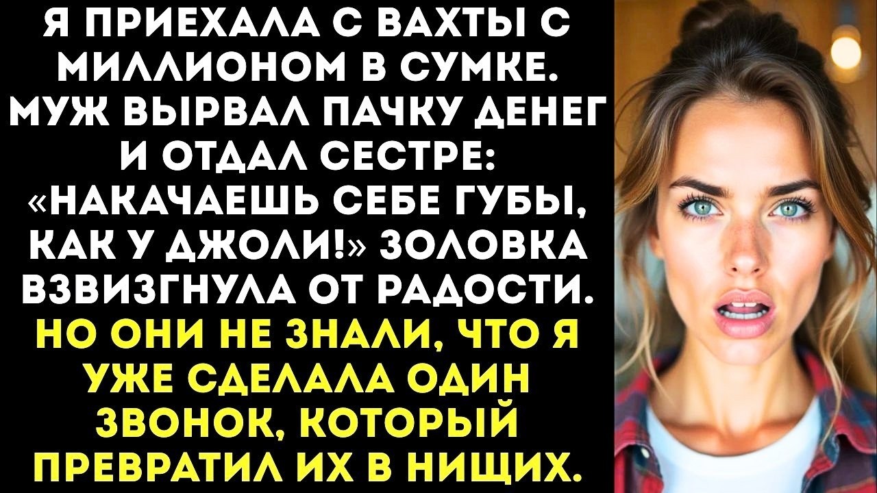 «Я горбатилась полгода на вахте, а муж отдал мою зарплату сестре: „Ей нужнее на губы!“»