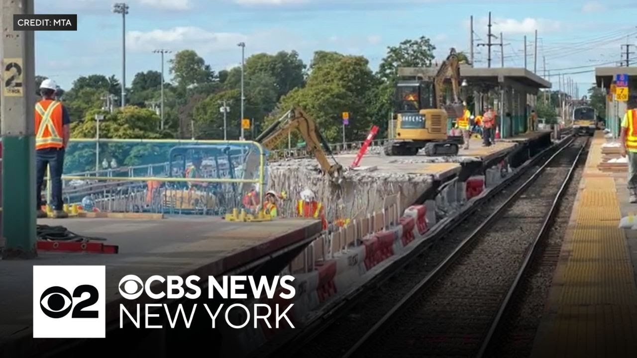 Babylon LIRR station renovation project gets underway