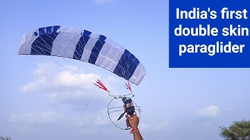 Double skin 2.6m rc paramotor | homemade rc paraglider | paragliding by Sanjay Moyal 9407136574