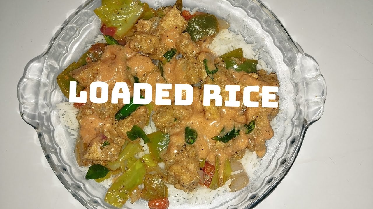 Loaded rice recipe easy and quick recipe by Dua's kitchen & volgging ...