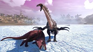 Therizinosaurus DESTROYS Apex Predators... Path of Titans PvP