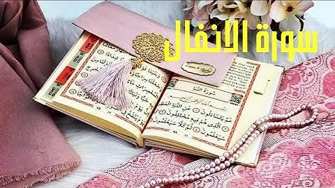 سورة الانفال بصوت جميل
